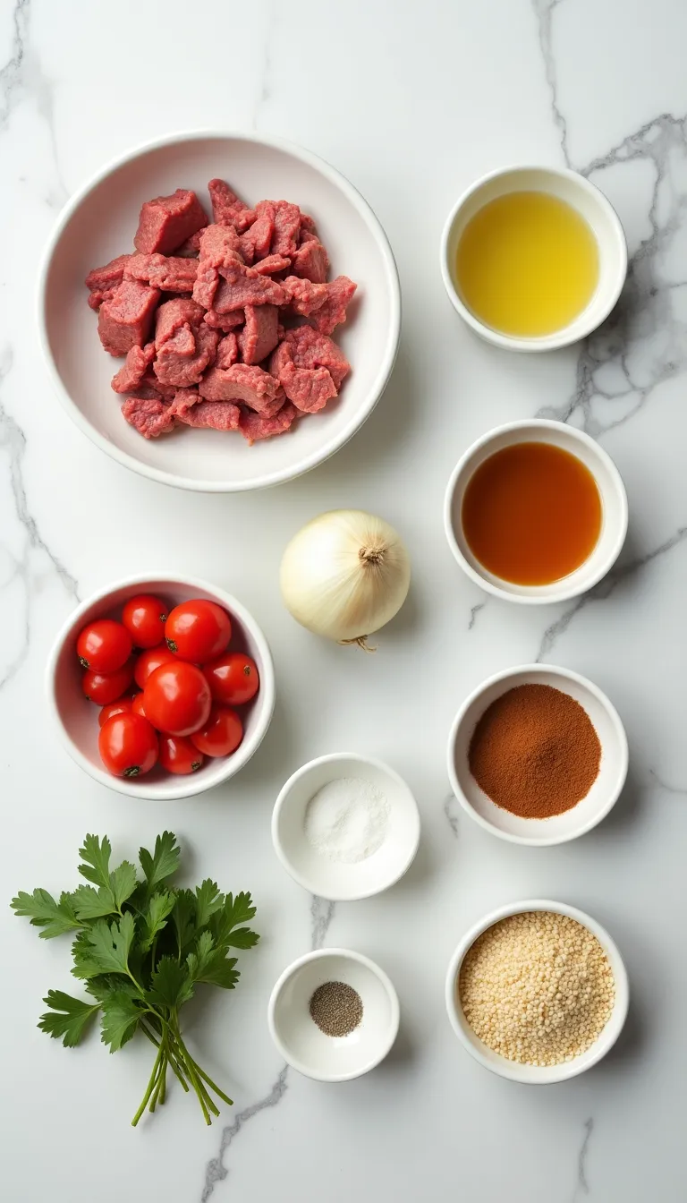 Bienestar culinario con carne y especias para el alma