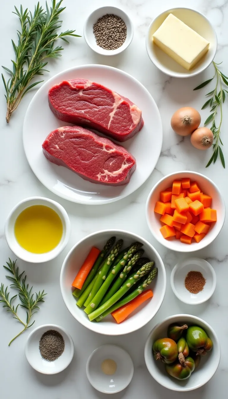 Bistec sostenible al estilo Mindbient, consiente y delicioso.