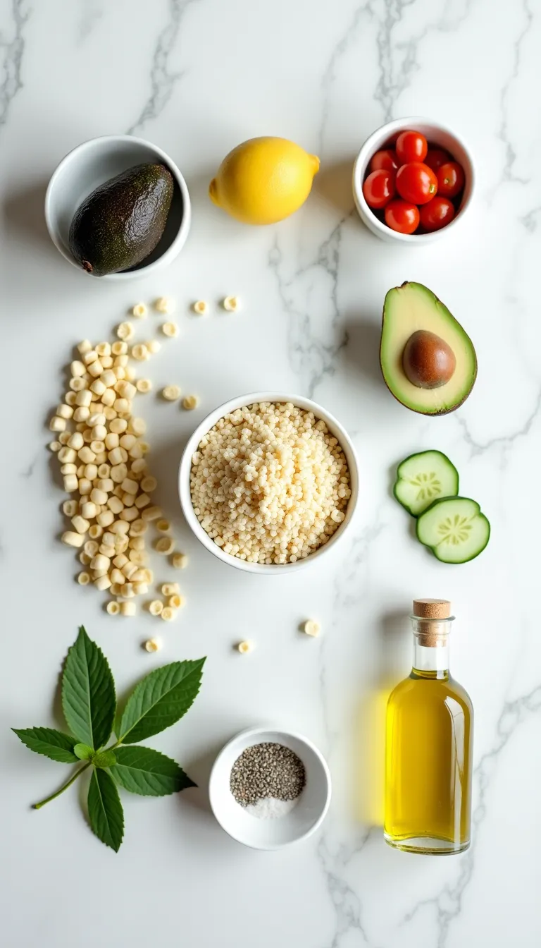 Ensalada de quinoa y aguacate: lista para nutrir tu cuerpo y tu mente.