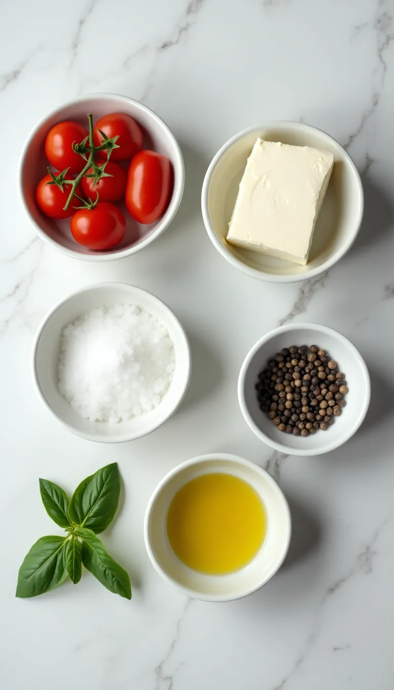 Ensalada Caprese Minimalista