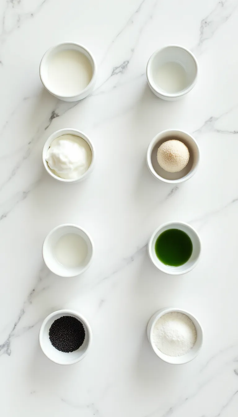 Imagen de Helado de Té Verde con Sésamo Caramelizado