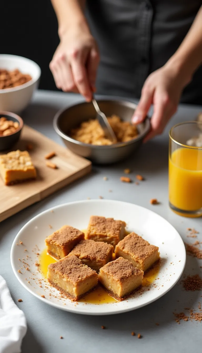 Barritas energéticas de avena y maní al horno