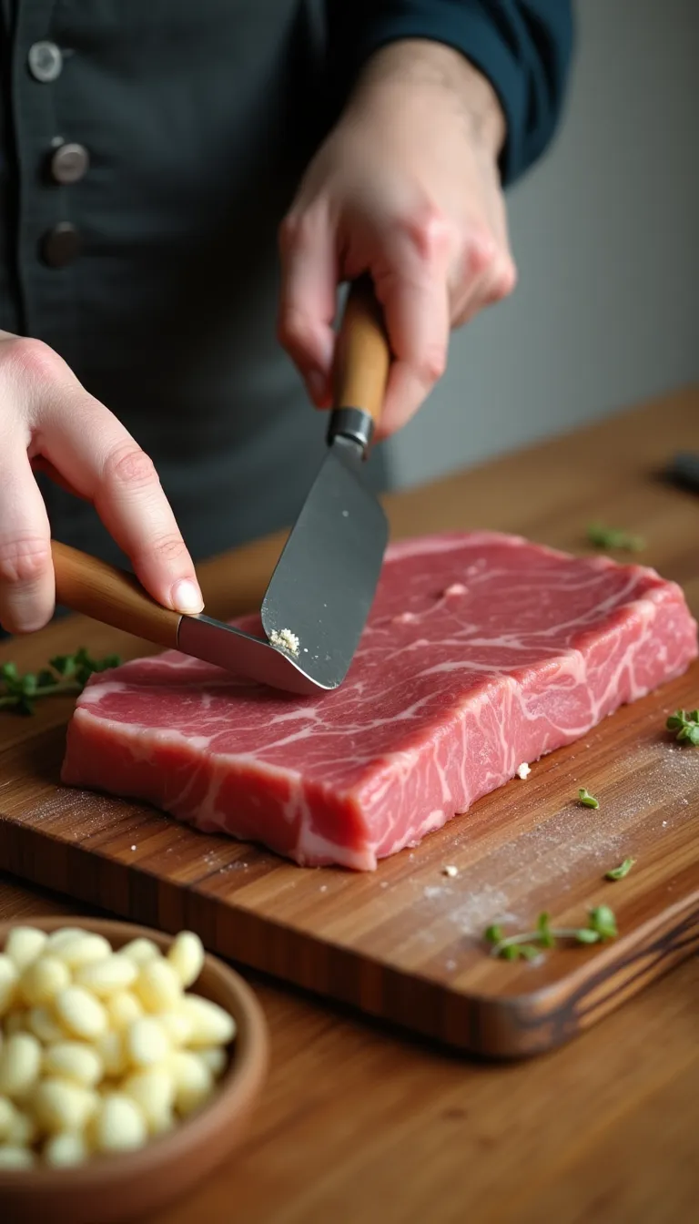 Preparación del bistec al estilo Mindbient