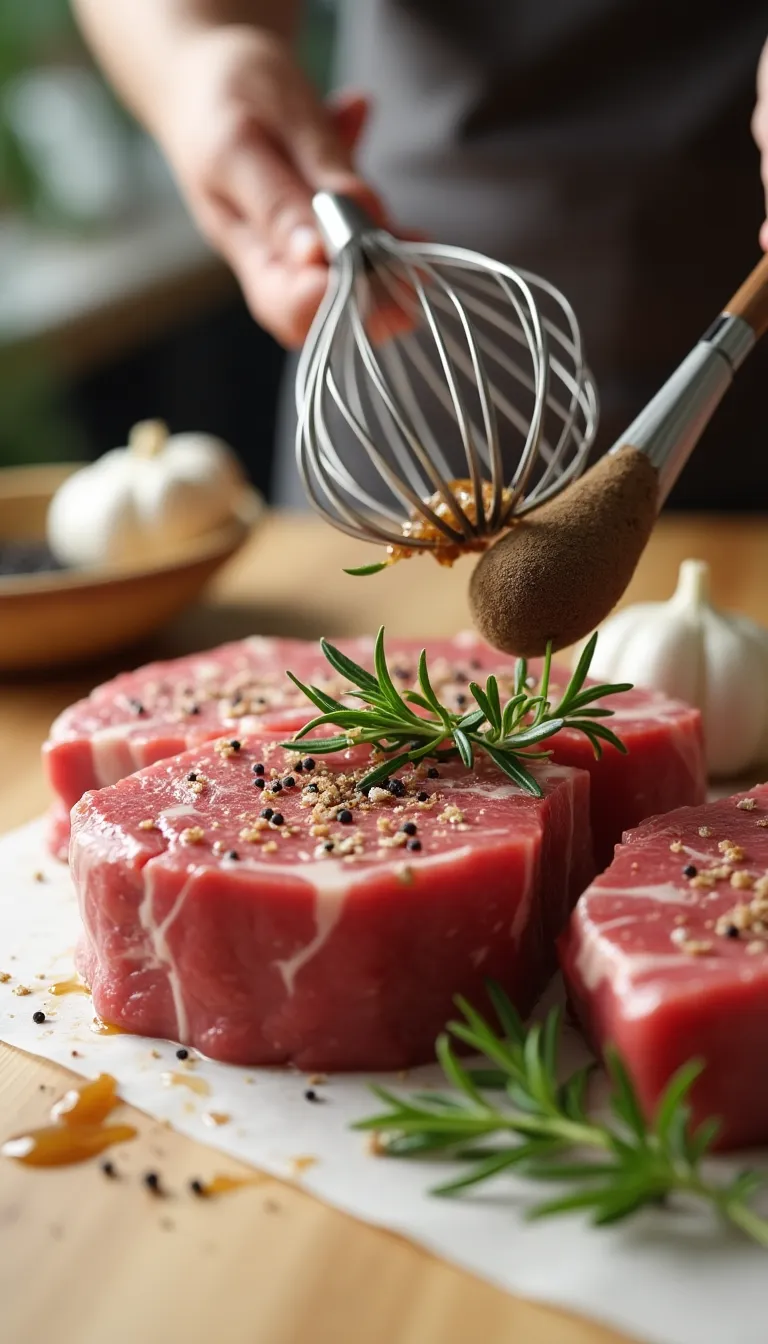 Ingredientes para cocinar un bistec mindful