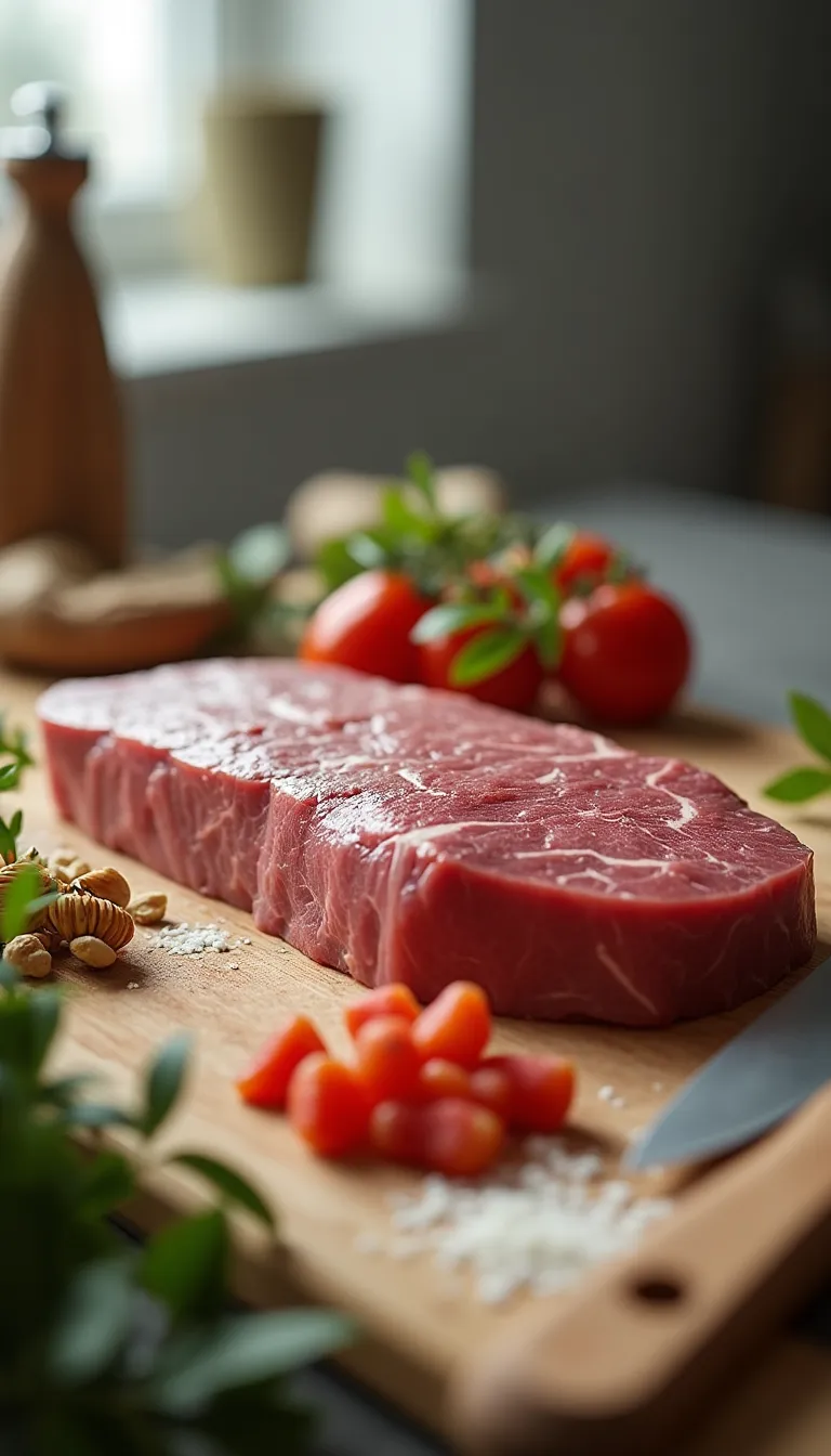 Preparación del bistec mindful