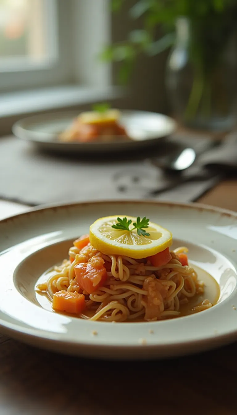 Camarones en presentación gourmet