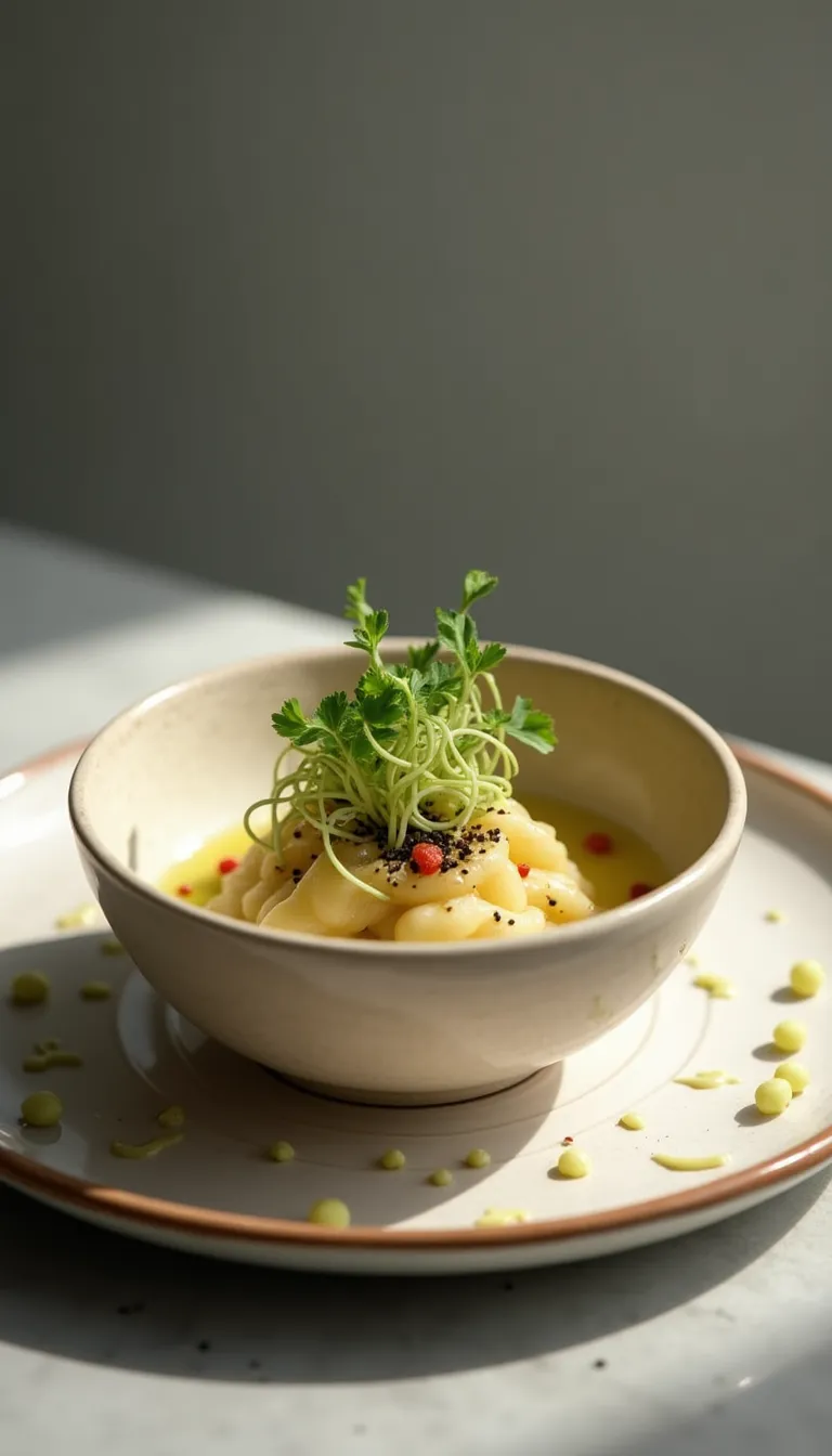 Decoración visual del ceviche