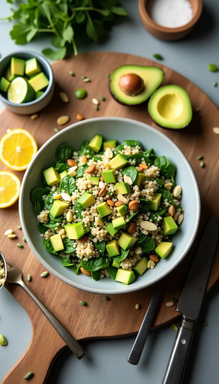 Preparación final de la ensalada
