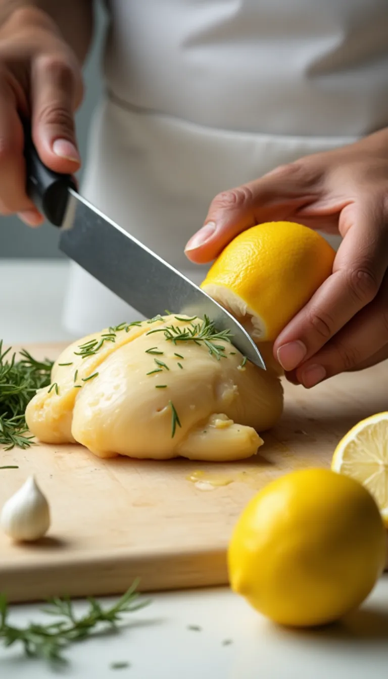 Ingredientes de la receta de Pechuga de Pollo al Limón