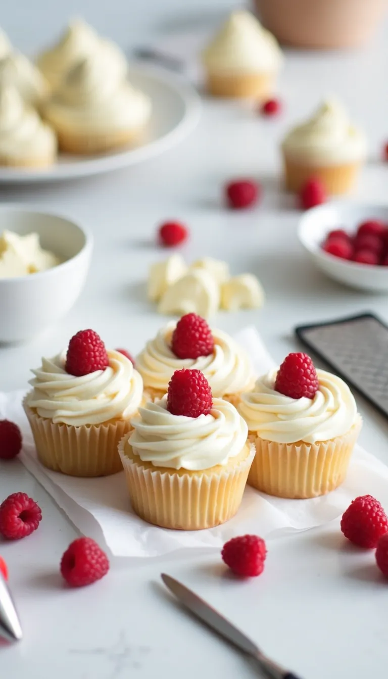 Preparación de los cupcakes