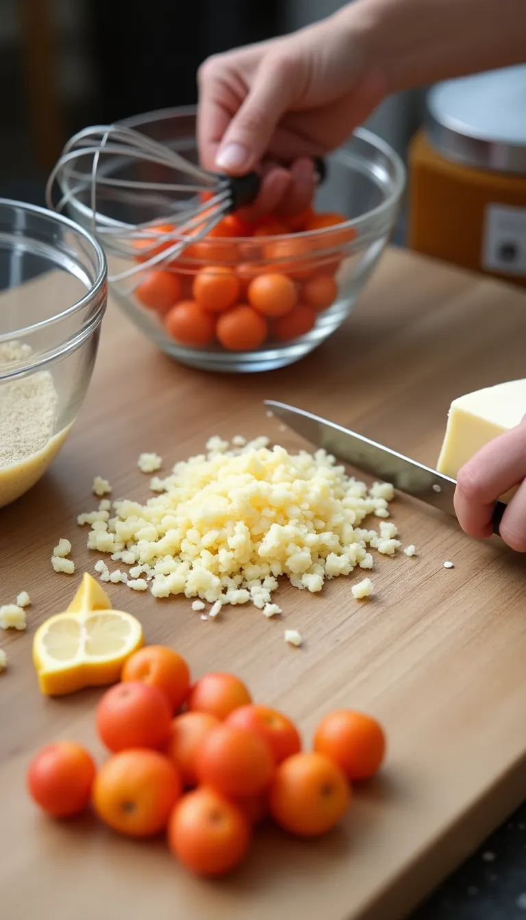Ingredientes de la ensalada de brotes de amaranto