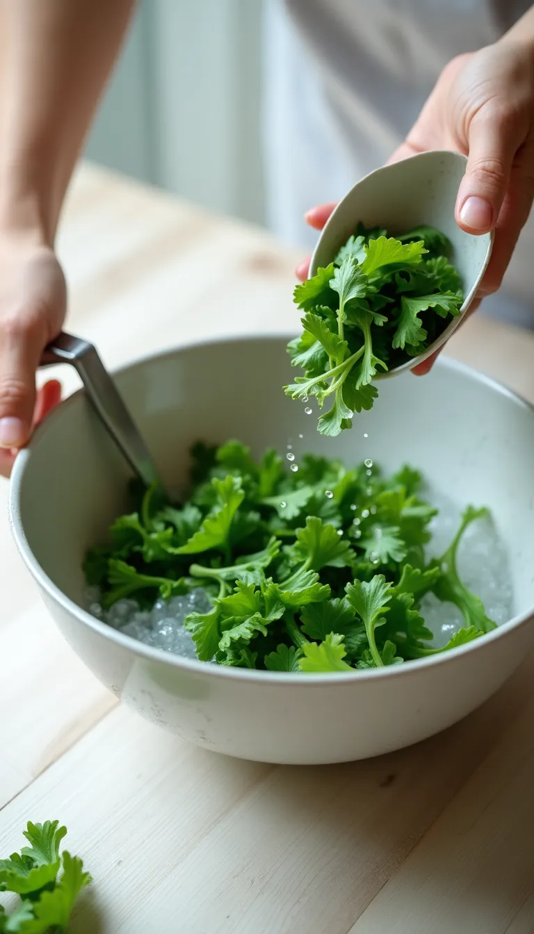 Ingredientes para la ensalada de escarola y jamón de pato