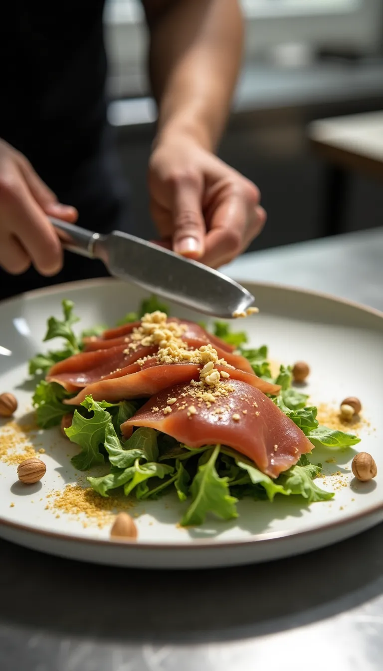 Preparación de la ensalada