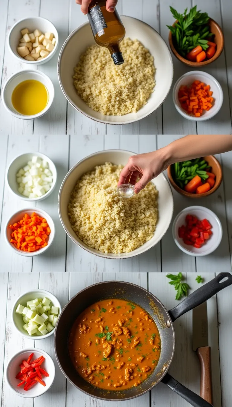 Ingredientes del Tazón de Quinoa al Curry