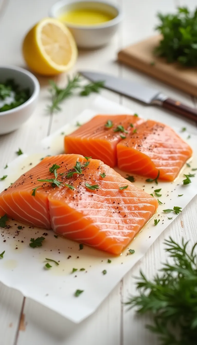 Ingredientes para la receta de Salmón al Horno