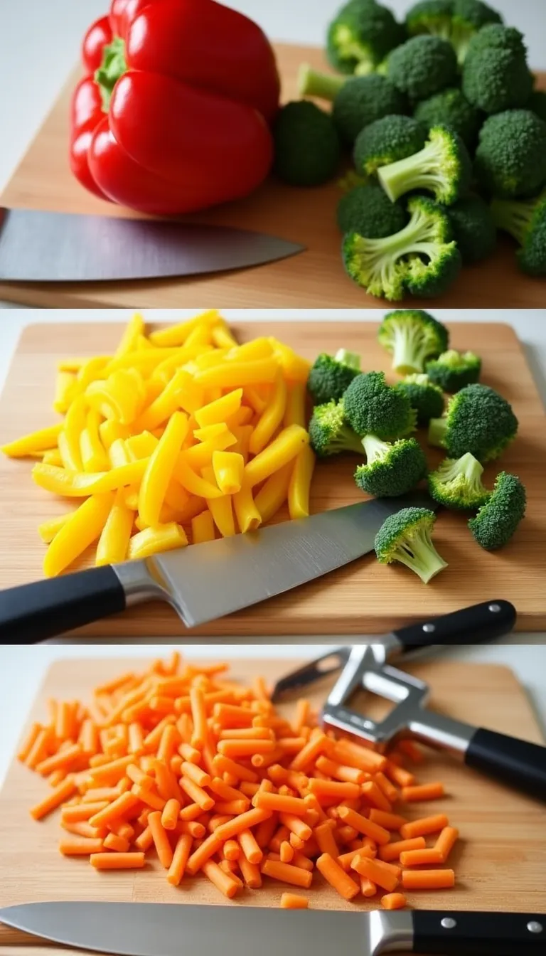 Ingredientes para salteado de verduras saludables