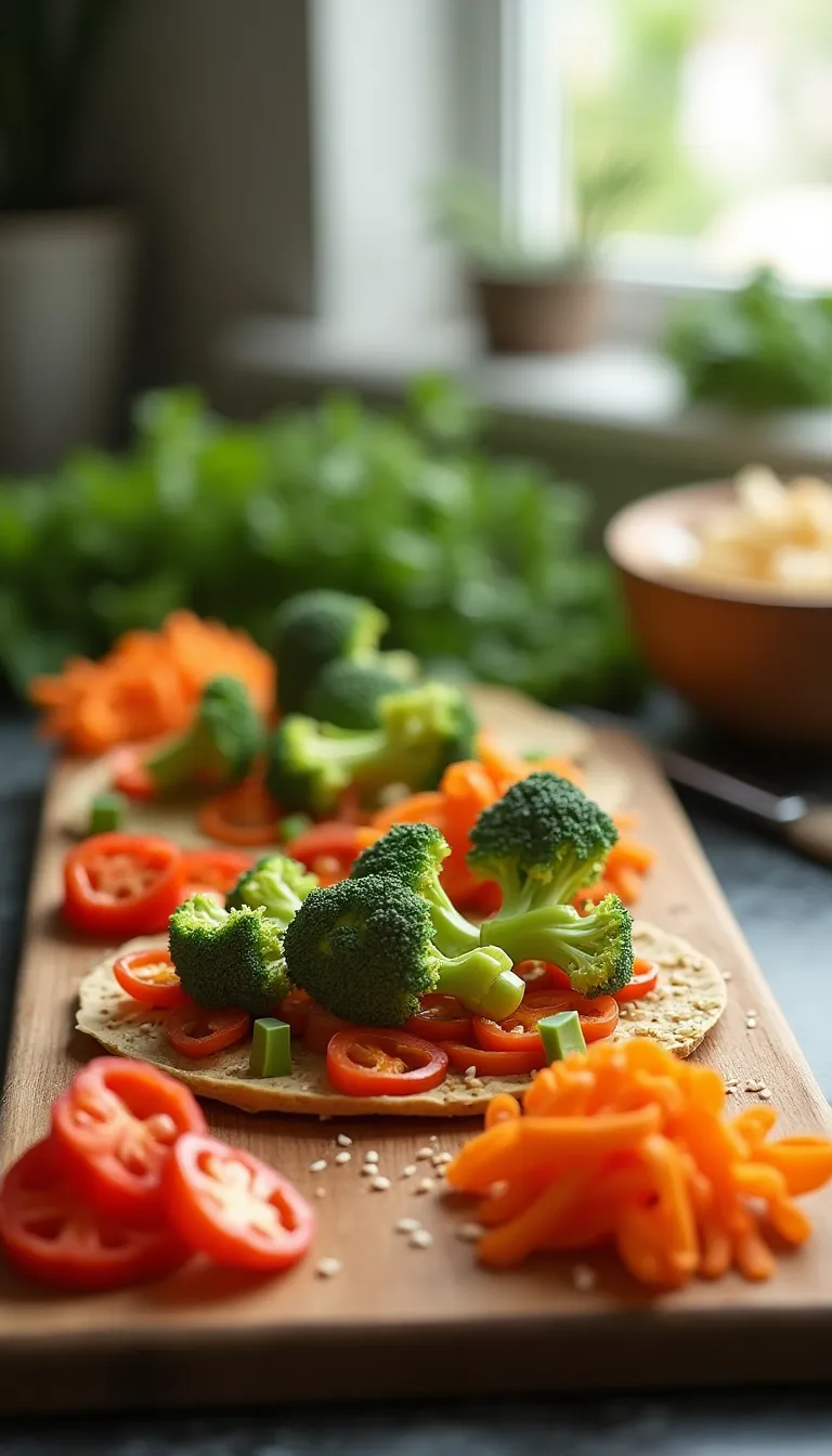 Preparación de salteado de verduras saludables