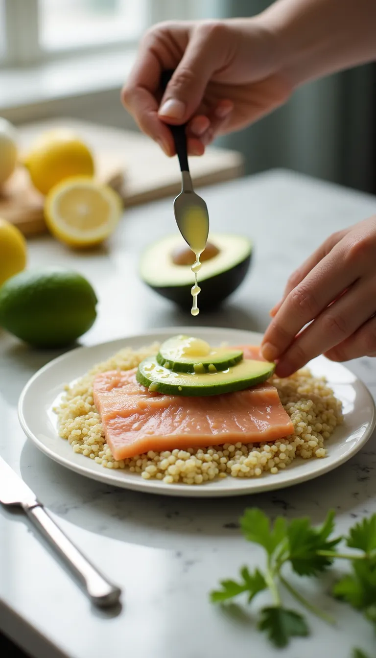 Preparación del filete de pescado en salsa de limón