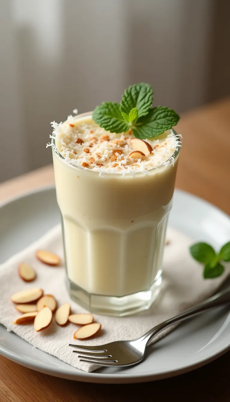 Presentación Licuado Keto de Coco y Almendras