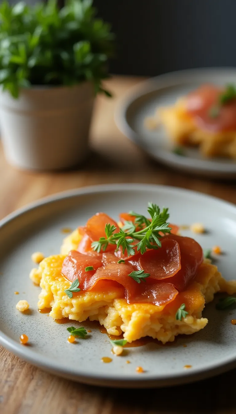 Milanesa rellena servida