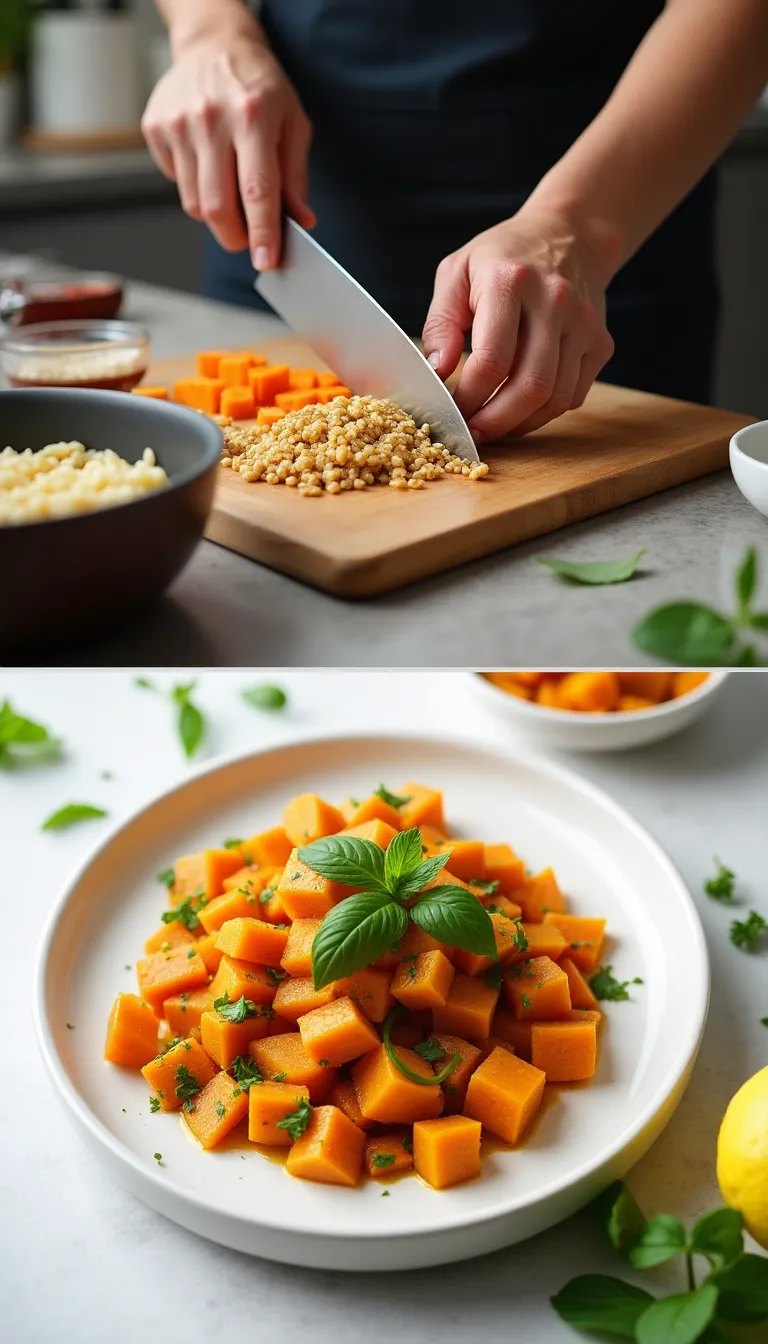 Guiso de quinua y calabaza