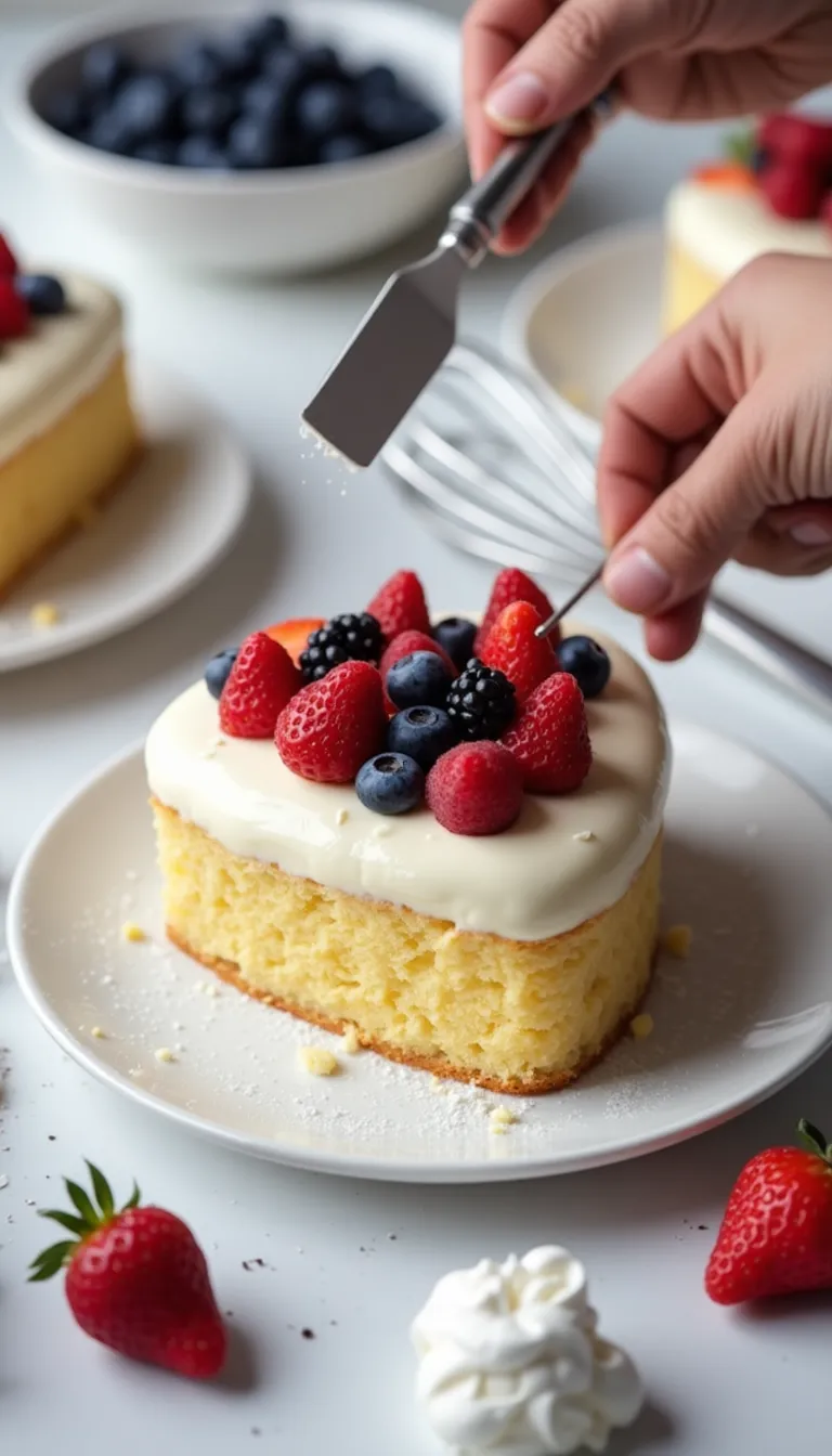 Preparación del pastel en forma de corazón paso a paso