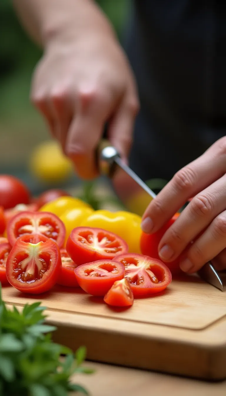 Ingredientes frescos para pimientos rellenos gourmet