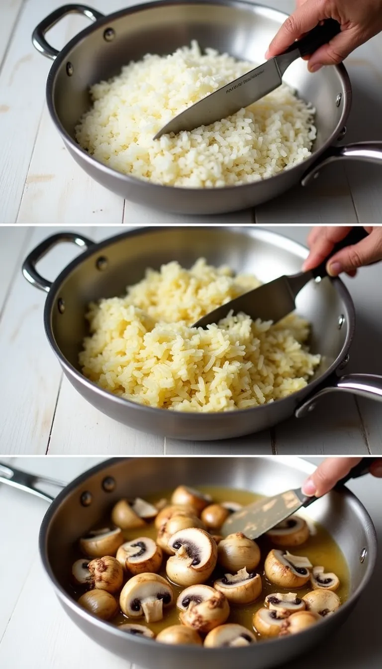 Ingredientes Risotto de Champiñones Trufados