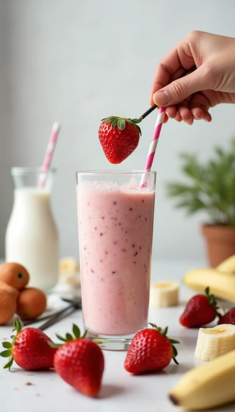 Preparación del smoothie paso a paso