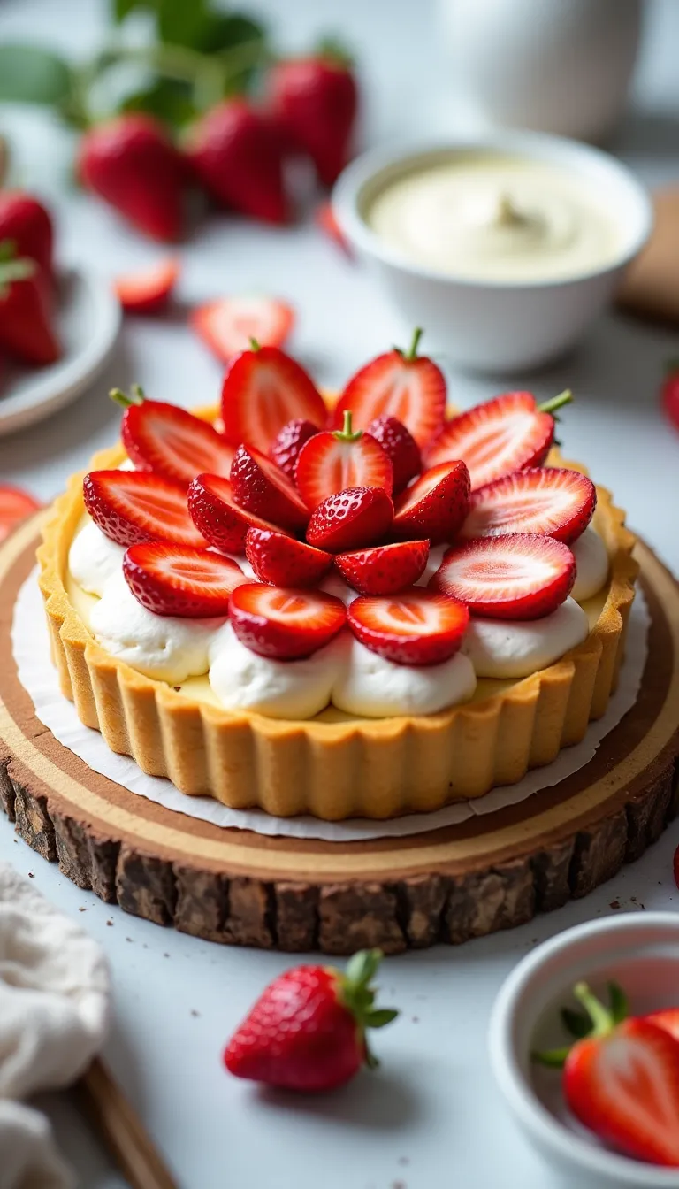 Preparación de crema pastelera para la tarta