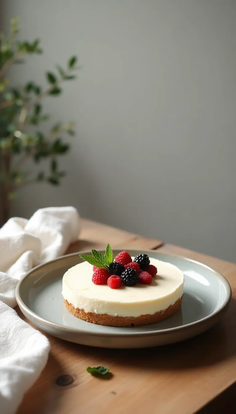 Presentación final de la torta keto