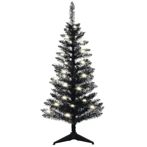 Mini Árbol Negro 120cm Predecorado