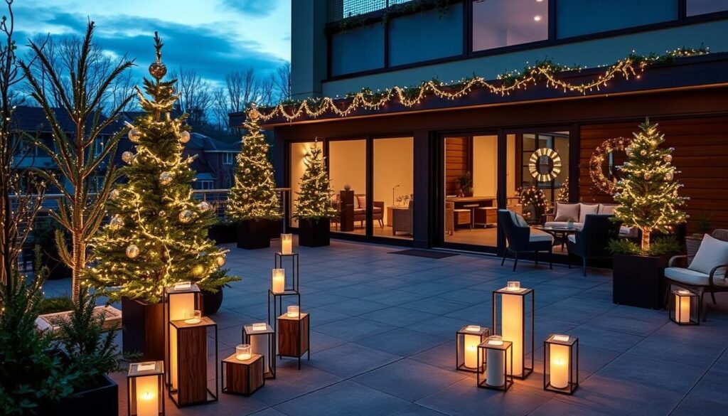 Adornos navideños exterior modernos resistentes