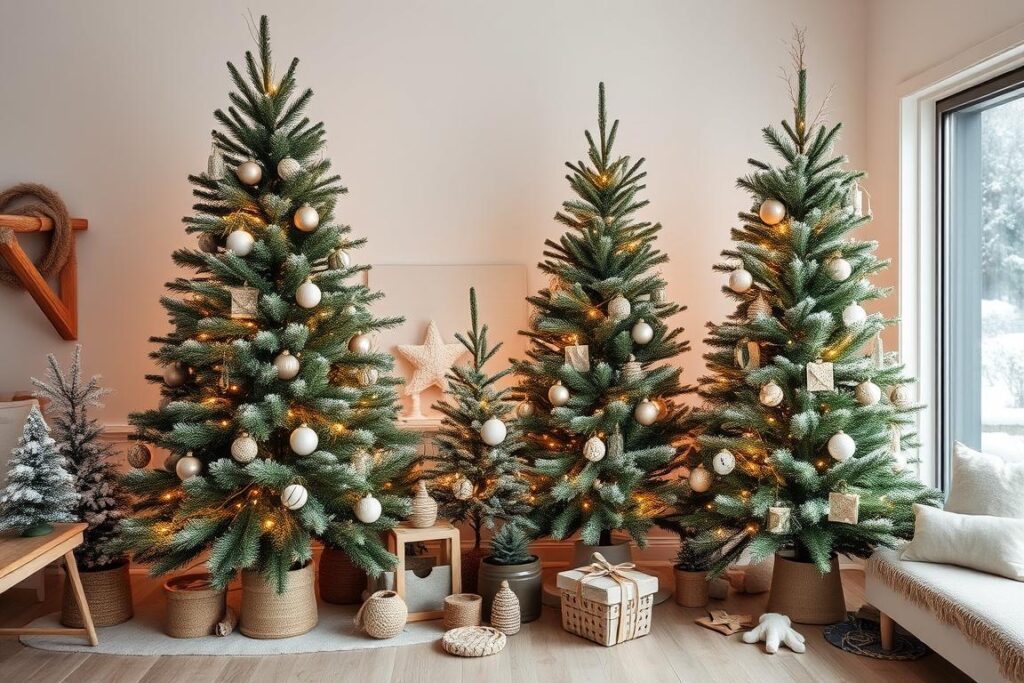 árboles de Navidad naturales escandinavos