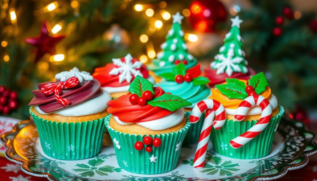 decoración de cupcakes navideños decoración de cupcakes navideños