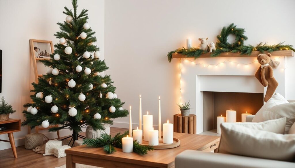 ideas de decoración navideña minimalista