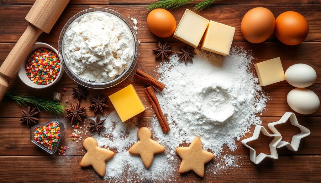 ingredientes galletas navideñas