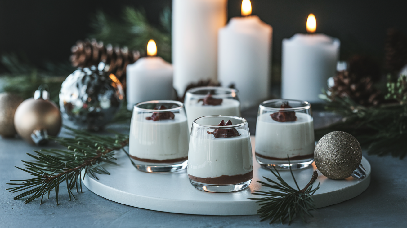 Lee más sobre el artículo Mousse de Chocolate Blanco con Frambuesas Liofilizadas | Postre Navideño Minimalista