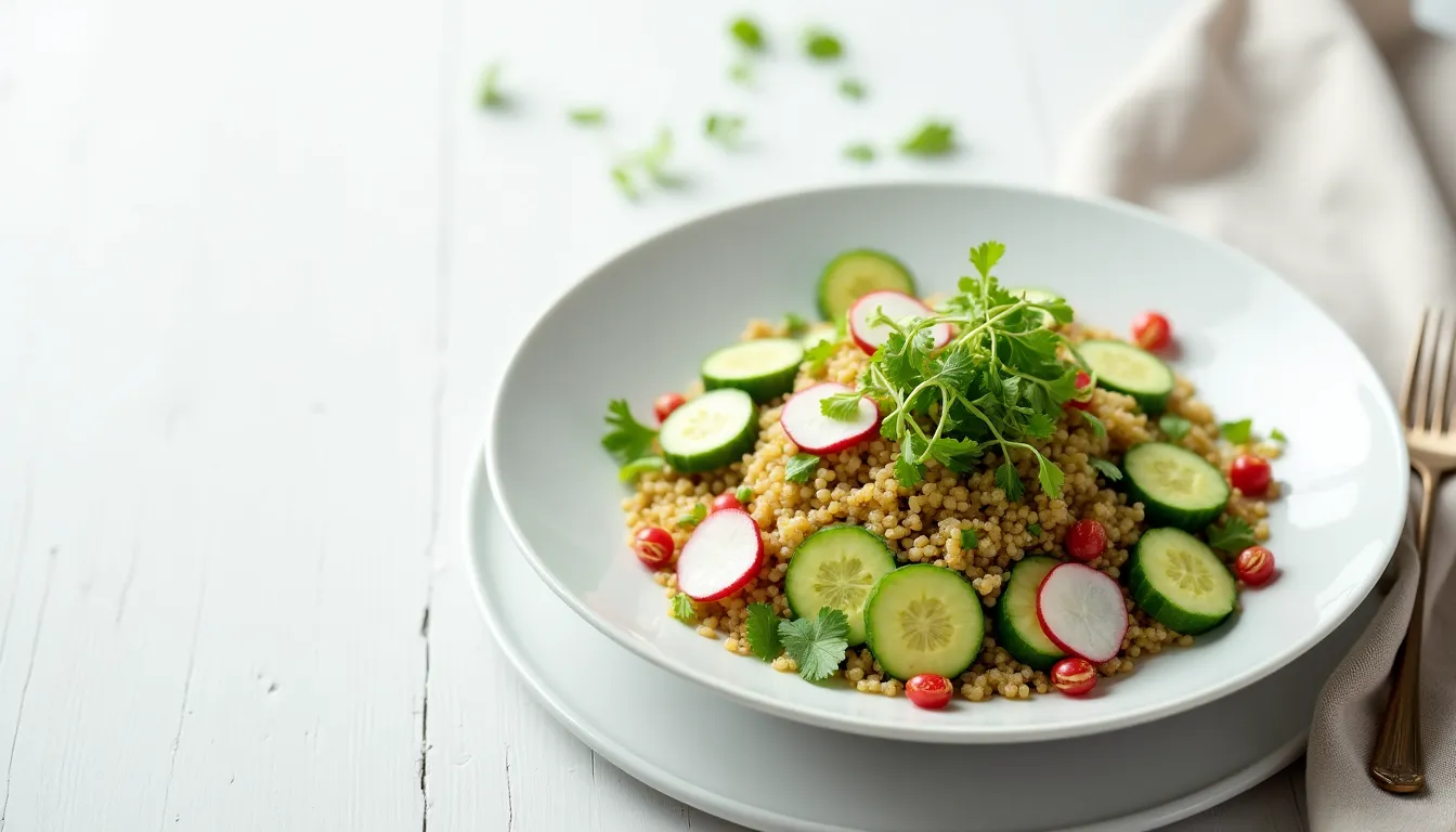 Lee más sobre el artículo Ensalada de Quinoa y Aguacate: Nutrición con Elegancia