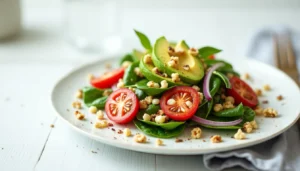 Lee más sobre el artículo Ensalada de Quinoa, Aguacate y Espinacas: Nutrición y Frescura