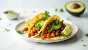 Lee más sobre el artículo Tacos de Garbanzos y Aguacate: Sencillo y Delicioso Placer