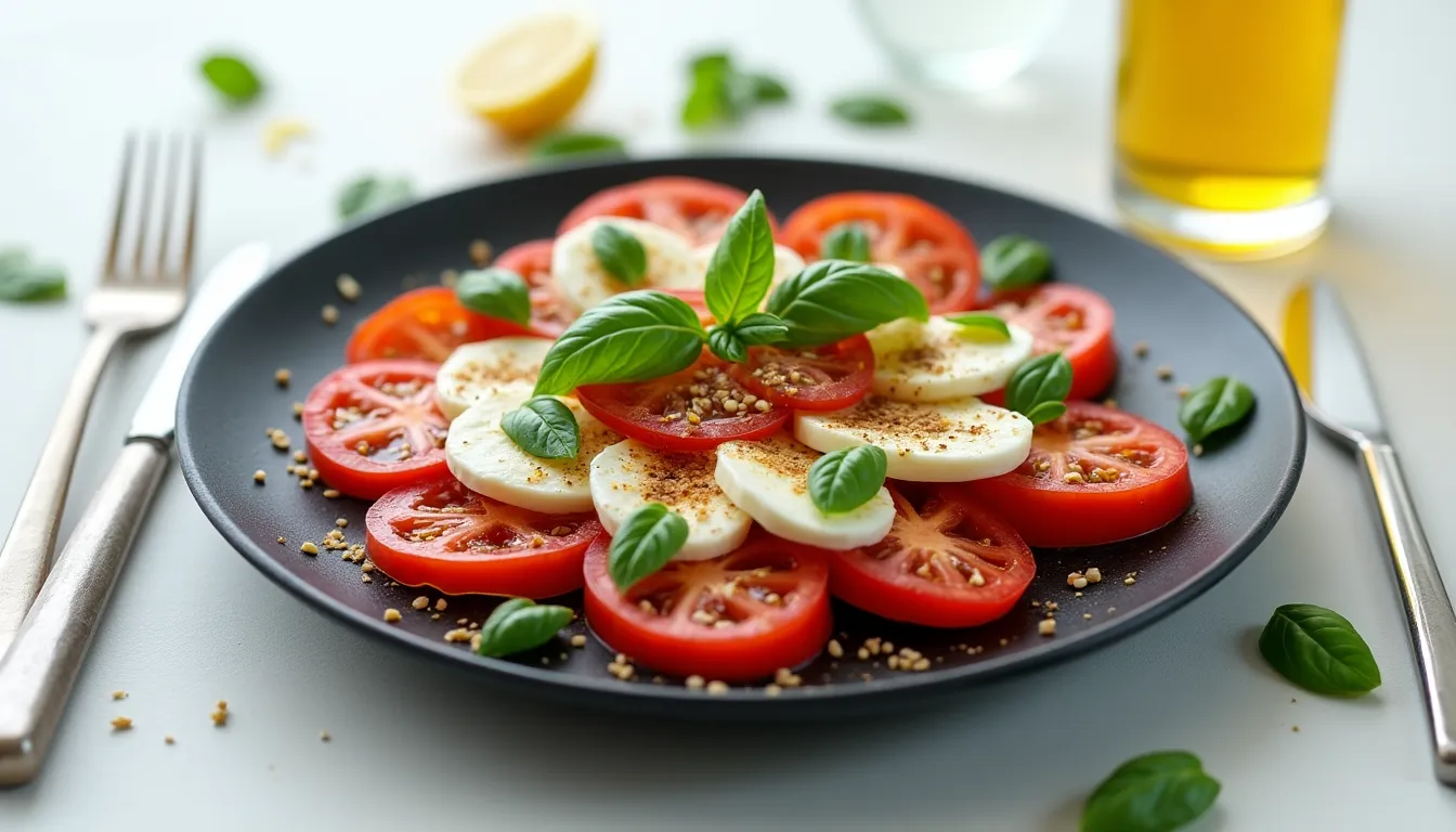 Lee más sobre el artículo Caprese con Balsámico: Elegancia en 10 Minutos