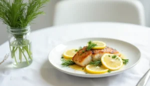 Lee más sobre el artículo Elegancia en la Simplicidad: Pescado Herbal al Horno