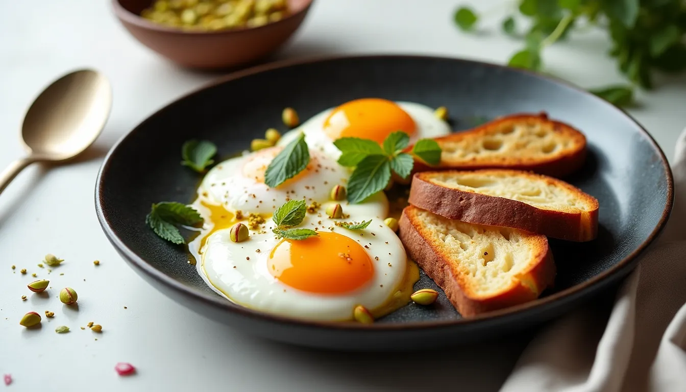 Lee más sobre el artículo Huevos Turcos: Explosión de Sabores con Yogur y Mantequilla de Chile