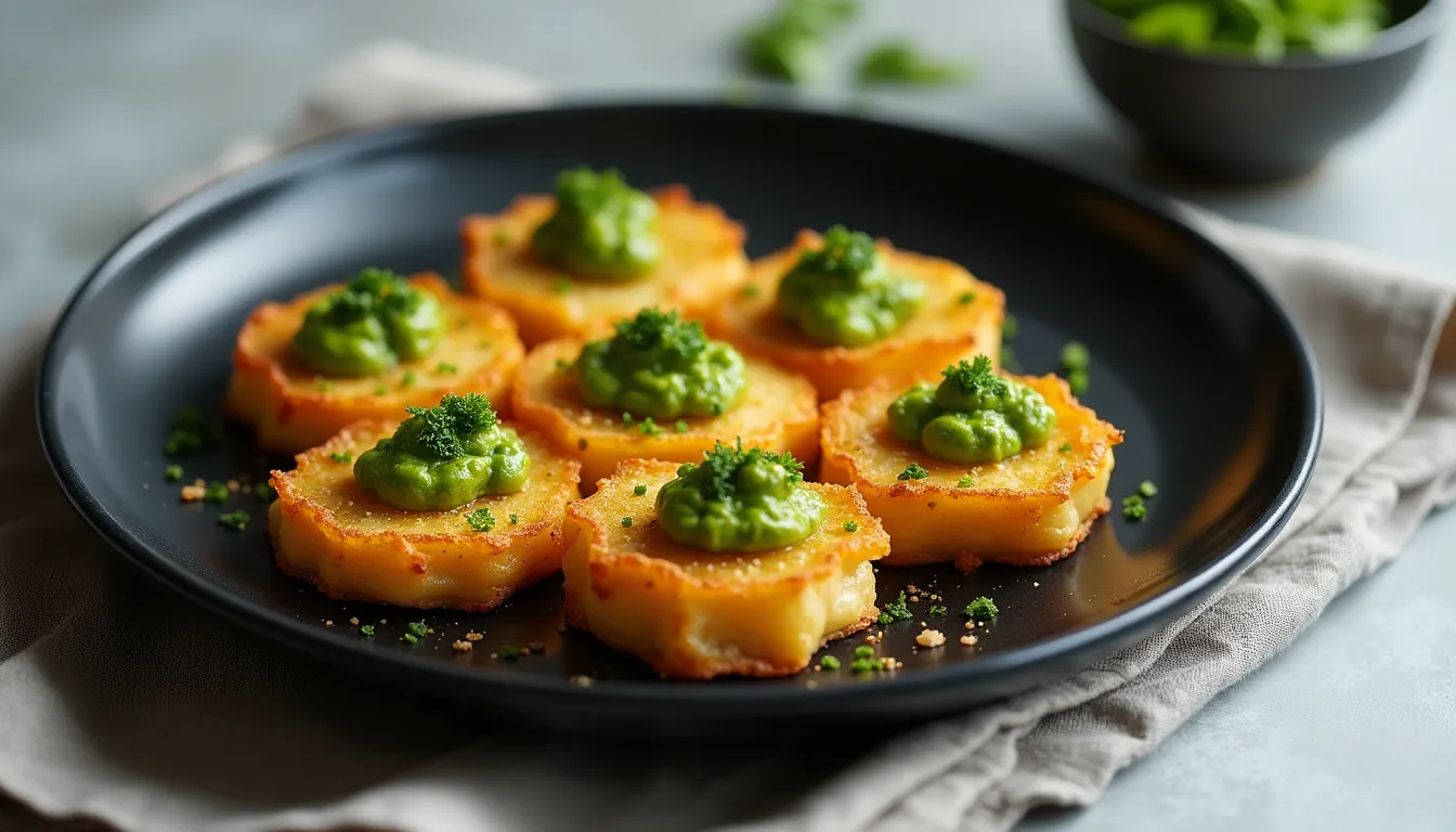 Lee más sobre el artículo Tostones de Plátano con Mojo: Sabor y Elegancia Perfecta